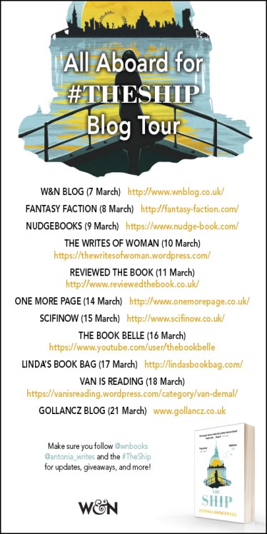 The Ship blog tour banner