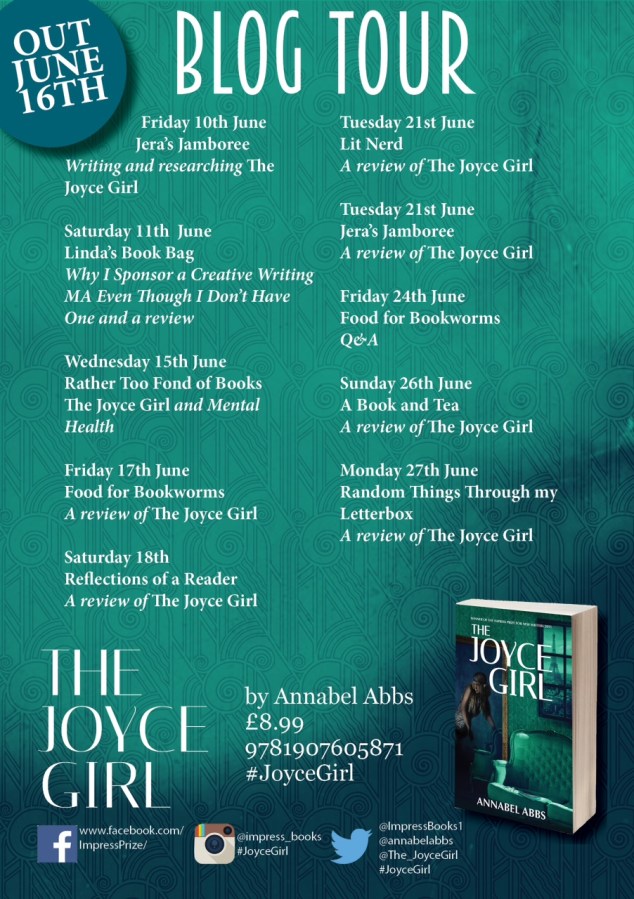 Blog tour promo card