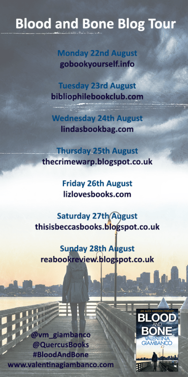 Blood and Bone blog tour poster