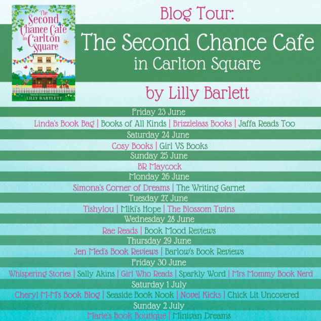 The Second Chance Cafe blog tour graphic