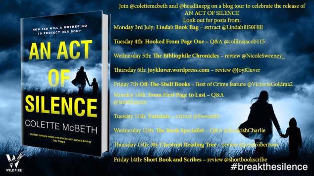 An Act of Silence Blog Tour banner