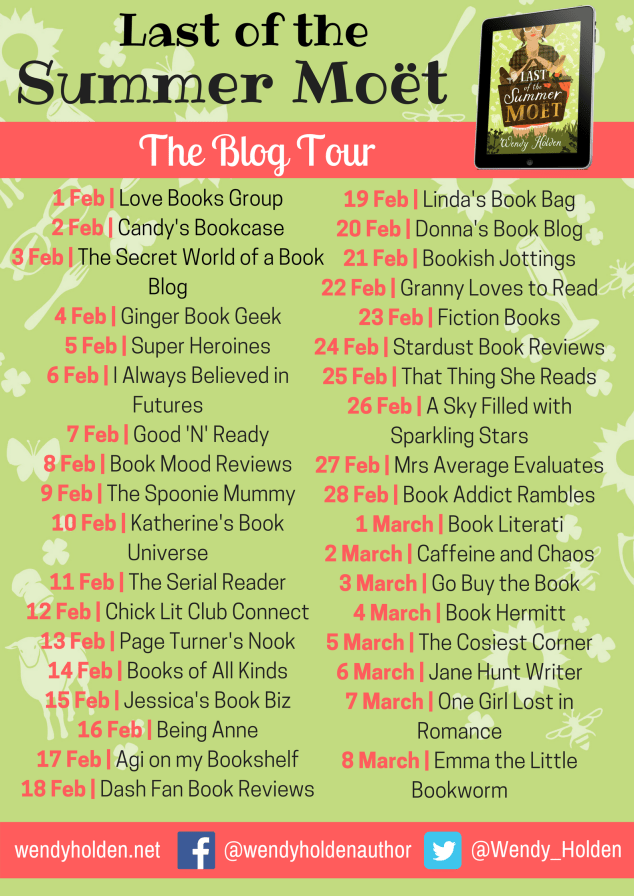 Last of the Summer Moët blog tour banner