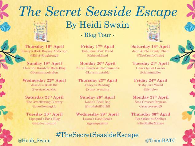 The Secret Seaside Escape Blog Tour Banner