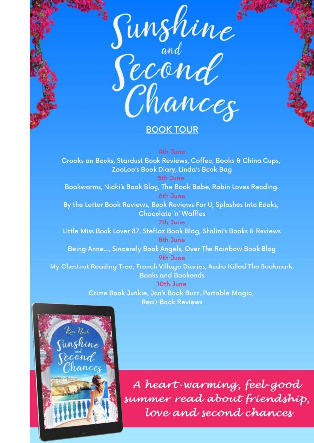 Sunshine and Second Chances Blog Tour poster